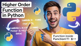 Higher Order Functions in Python Explained | Python Basic To Advance | AI Nikhil Model Mind