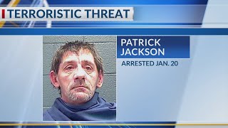 Man arrested after mistakenly making terroristic threat to officer instead of victim