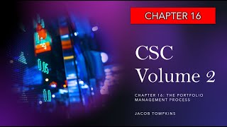 CSC Chapter 16: The Portfolio Management Process (Canadian Securities Course)