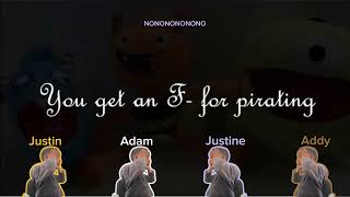 iReady Anti-Piracy Screen, but Justin, Adam, Justine, and Addy (even Kylie) want to see that!