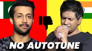 Indian Singers VS Pakistani Singers | Without AUTOTUNE Singing 🔥