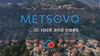 Metsovo view from a drone