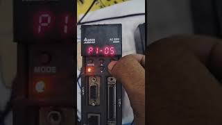 Delta Servo Drive Factory Reset And Jog Mode Run