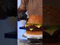 Making a GIANT hamburger cake #shorts