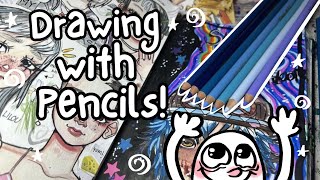 Making a BACKROUND with PENCILS!  | Woomer Collab