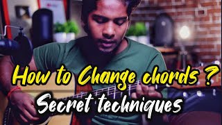 How to change chords quickly on guitar for beginners|hindi