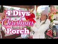 🎄🎀 NEW!! 4 DIY CHRISTMAS BACK PORCH + BOW~🎄🎀 Love Christmas episode 21 Olivias Romantic Home