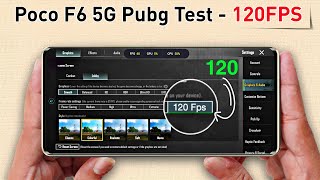 Poco F6 Bgmi Test 120 Fps - Bgmi 120 Fps Gameplay.!❤️