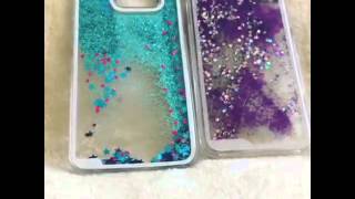 Moving liquid Glitter Galaxy S6 iPhone 6 Phone Case at LUXURIOUS BLING