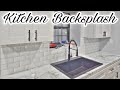 Kitchen Backsplash - Subway Tile Installation