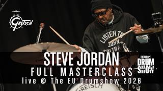 Steve Jordan - Masterclass | Main Stage Performance live at The Europe Drumshow 2026