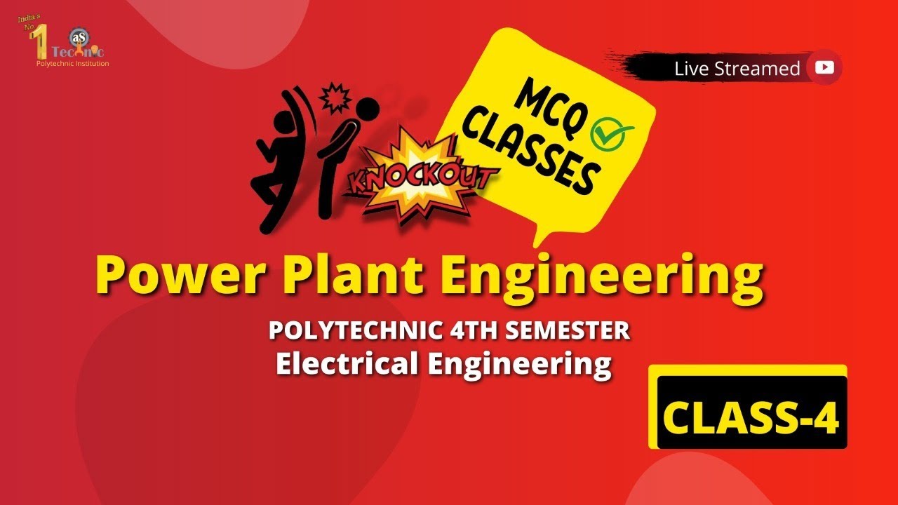 Power Plant Engineering Mcq | Class-4 | Power Plant Mcq | Polytechnic 4 ...