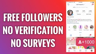 How To Get Free Instagram Followers Without Human Verification Or Survey