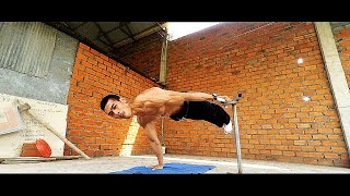 Monster Full Planche and one arm planche from Cambodia!100% Strong !