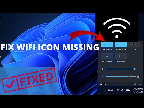 Fix Wi-Fi icon not showing on Windows 11/10 Fix Wi-Fi issues!
