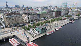 Hamburg Binnenalster - Rundflug