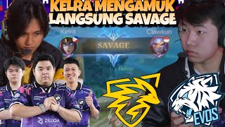 KELRA SAVAGE !! ONIC PH TERLALU KUAT !! ONIC VS EVOS MATCH 2 - ESL CHALLENGE SEASON 6