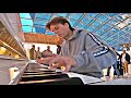 Interstellar - Piano cover (Paris, Airport)