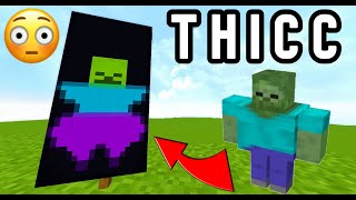 How to make a ((T H I C C )) Zombie Banner in Minecraft
