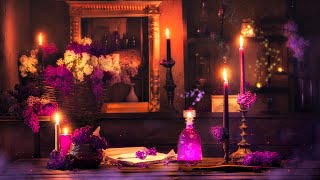 Casting A Love Spell Witch Ambience ASMR 💖 Bubbling Potion & Fire Sounds, Crinkles, Chimes + More