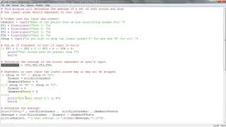 Python Grade Analyzer Using Lists