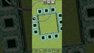 How to create end portal in Minecraft||#shorts||#minecraft #minecrafthindi