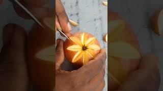 🤩Apple carving | #shorts