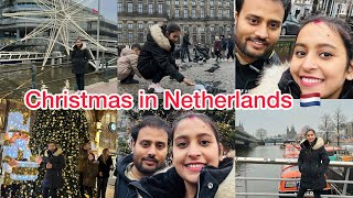 Amsterdam Light Festival🎄✨ 2024 ||Christmas in the Netherlands 🇳🇱 || #youtube #casualswadesi