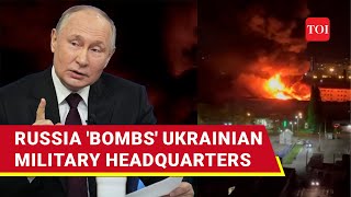 Russia's Ballistic Attack On Ukrainian Military HQ; Plumes Of Smoke Fill Odesa's Sky