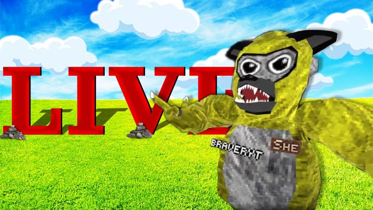 Gorilla Tag Stream Road To 3k Youtube