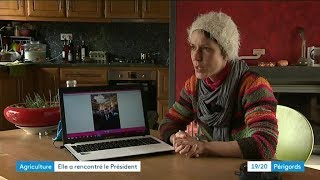 Retour sur la visite d'une agricultrice à l'Elysée