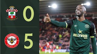 FIVE STAR BEES 🤩 Mbeumo, Wissa, KLP + Schade | Southampton 0-5 Brentford | Premier League Highlights