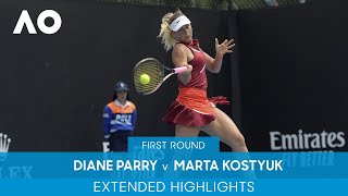 Diane Parry v Marta Kostyuk Extended Highlights (1R) | Australian Open 2022