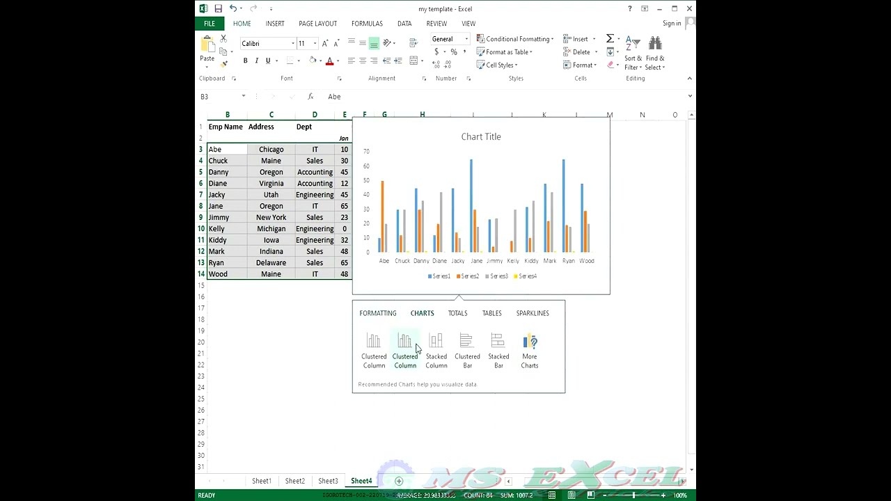 Инструмент быстрого анализа — быстрые советы по MS Excel