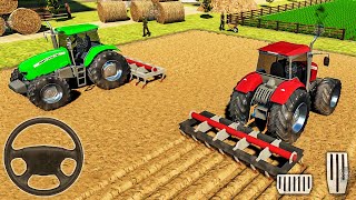 Real Farming Tractor Simulator 2021 - Wheat Plowing & Harvesting Field - Android Gameplay