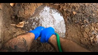 Blocked Drain 189 - Previous customers call me for a blocked storm water at their new home.