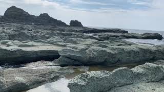 珍スポット　超アウトドア派の津軽藩の殿様　千畳敷海岸　青森県深浦町