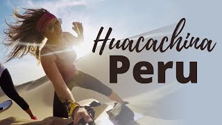 The Real Life Desert Oasis of Peru | EPIC Sandboarding \u0026 Dune Buggy Tour in Huacachina !!