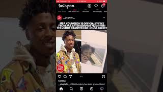 NBA YOUNGBOY RELEASED FROM PRISON !! CURRENT ON HOUSE ARREST #yb #nbayoungboy #freeyb