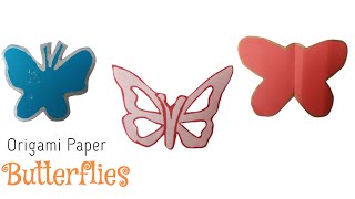 How To Make Paper Butterfly | Paper Butterfly Wall Decoration | Butterfly Cutting