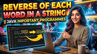 Reverse Each Word in a String in Java 🔥 | Interview Coding Question