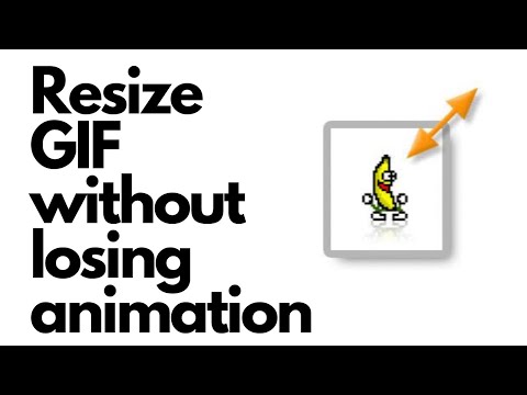 Resize gif without losing animation