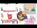 WALGREENS MUST DO DEALS 10/27-11/2 + SPEND BOOSTER SCENARIOS