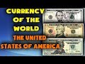 Currency Of The World - Usa. Us Dollar. Exchange Rates United States. United States Banknotes