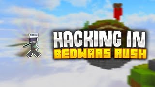 "Hacking" in new Bedwars gamemode (Bedwars Rush)