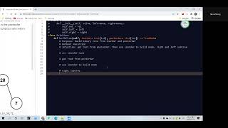 Leetcode 106. Construct Binary Tree from Inorder and Postorder Traversal. Recursion. Python