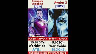 Avengers Endgame VS Avatar 2 Comparison #hollywood   #shorts #ytshorts #collection #hollywoodmovies