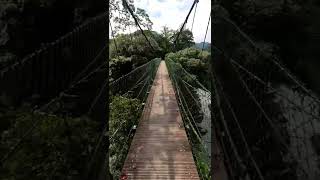 Gaorao Sky Suspension Bridge (高遶天空吊橋) , Fuxing District, Taoyuan City, Taiwan (桃園復興)