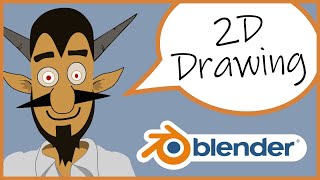Make your First Drawing in Blender with the Grease Pencil!