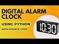 Digital Alarm Clock with GUI Using Python | Python Project by @Meta_Forge